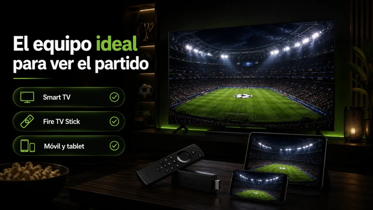 Suscripción IPTV España compatible con Smart TV, Android TV, móvil, tablet y PC